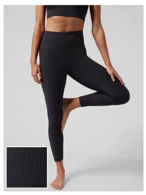 Athleta Elation Rib Tight Ribbed Leggings NWT Size S